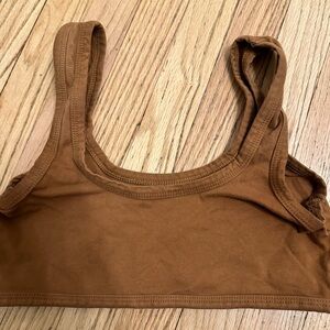 ARQ wide strap bra m medium brown